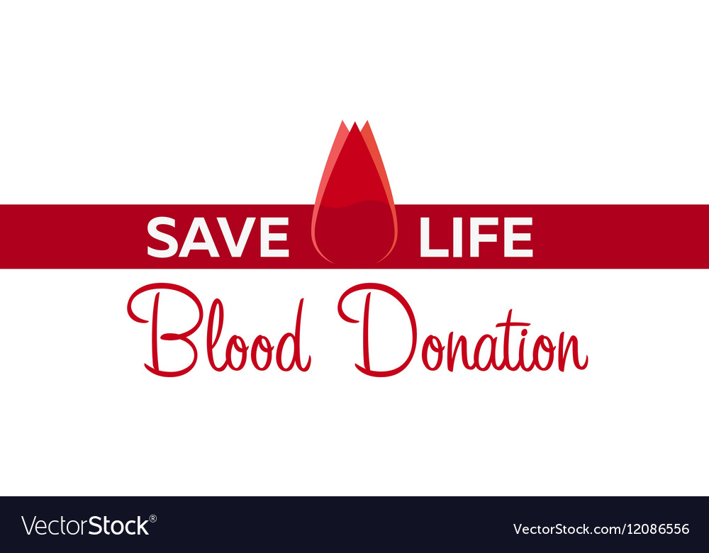 Blood donation banner medical