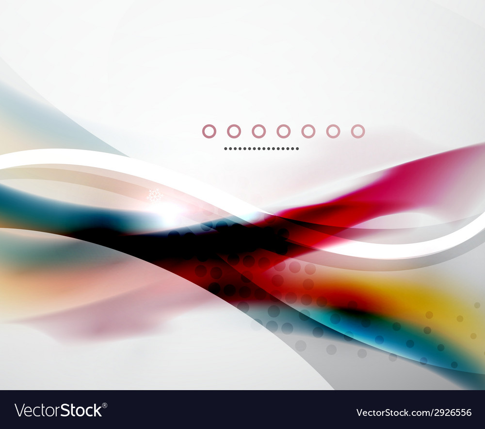 Business flowing wave Royalty Free Vector Image