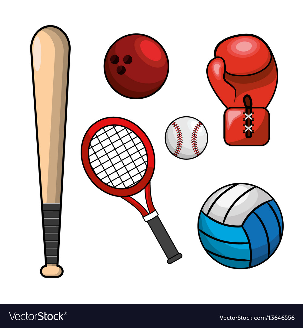 Color diferents sport games icon