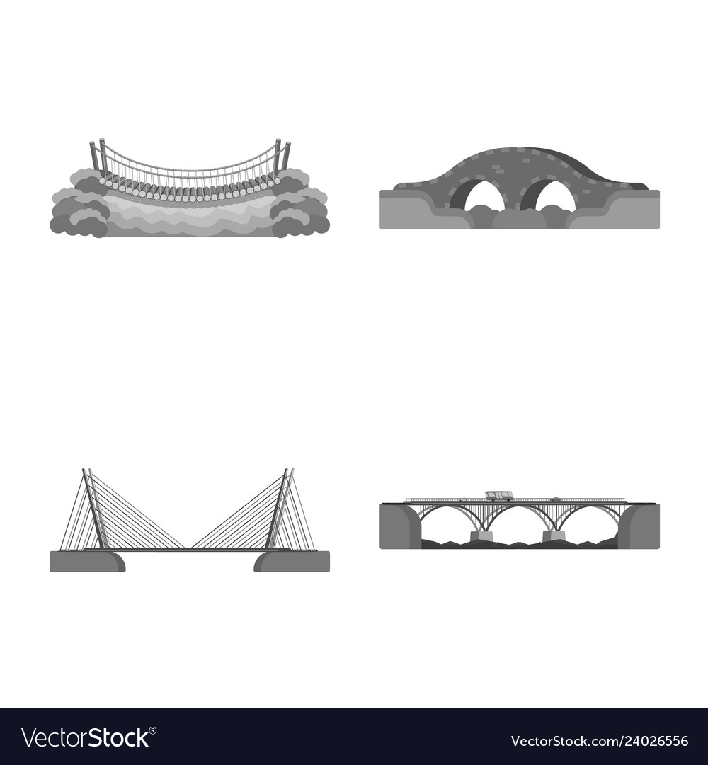 Design of and construct logo set Vector Image Design of and construct logo set