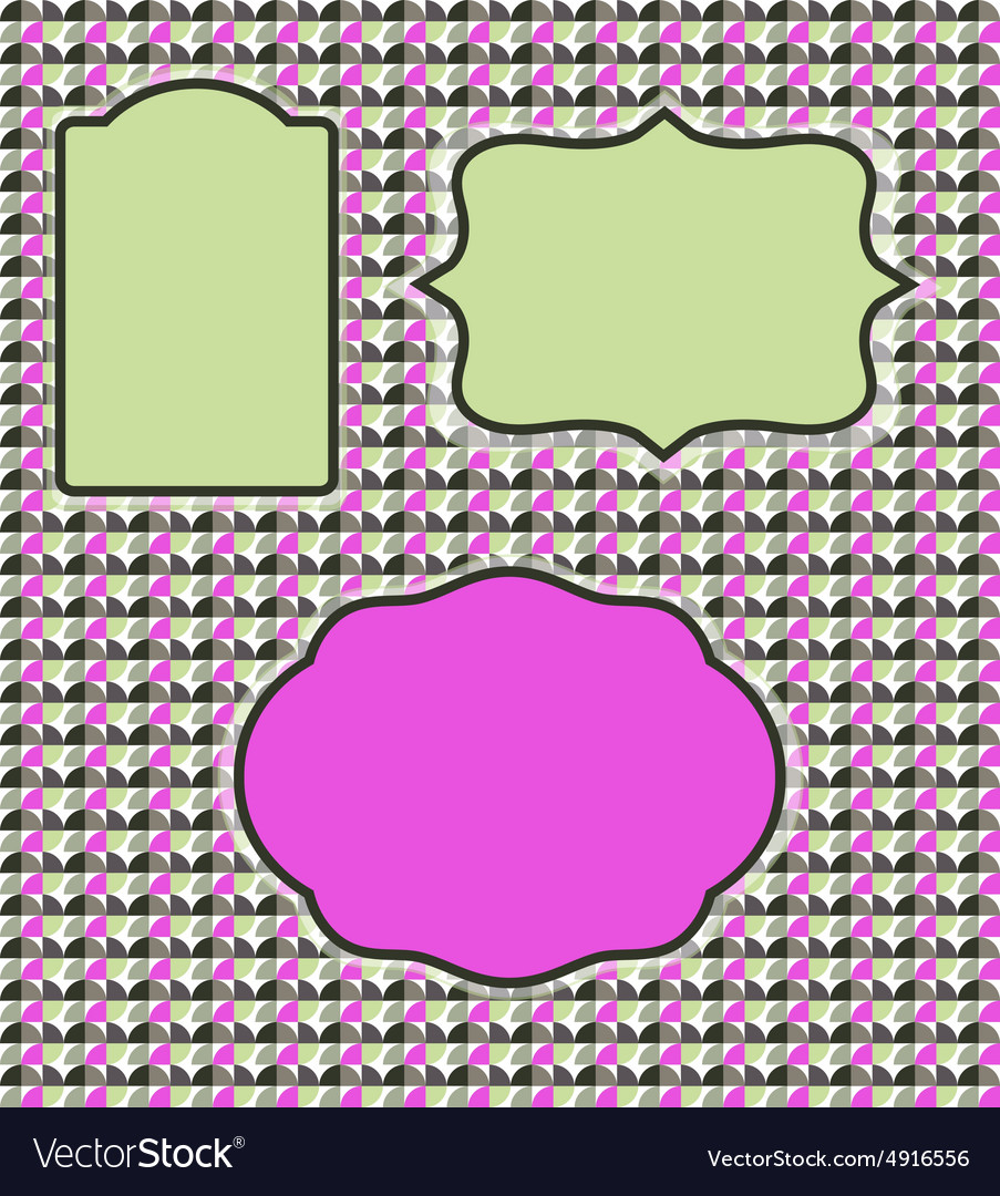 Frame and background