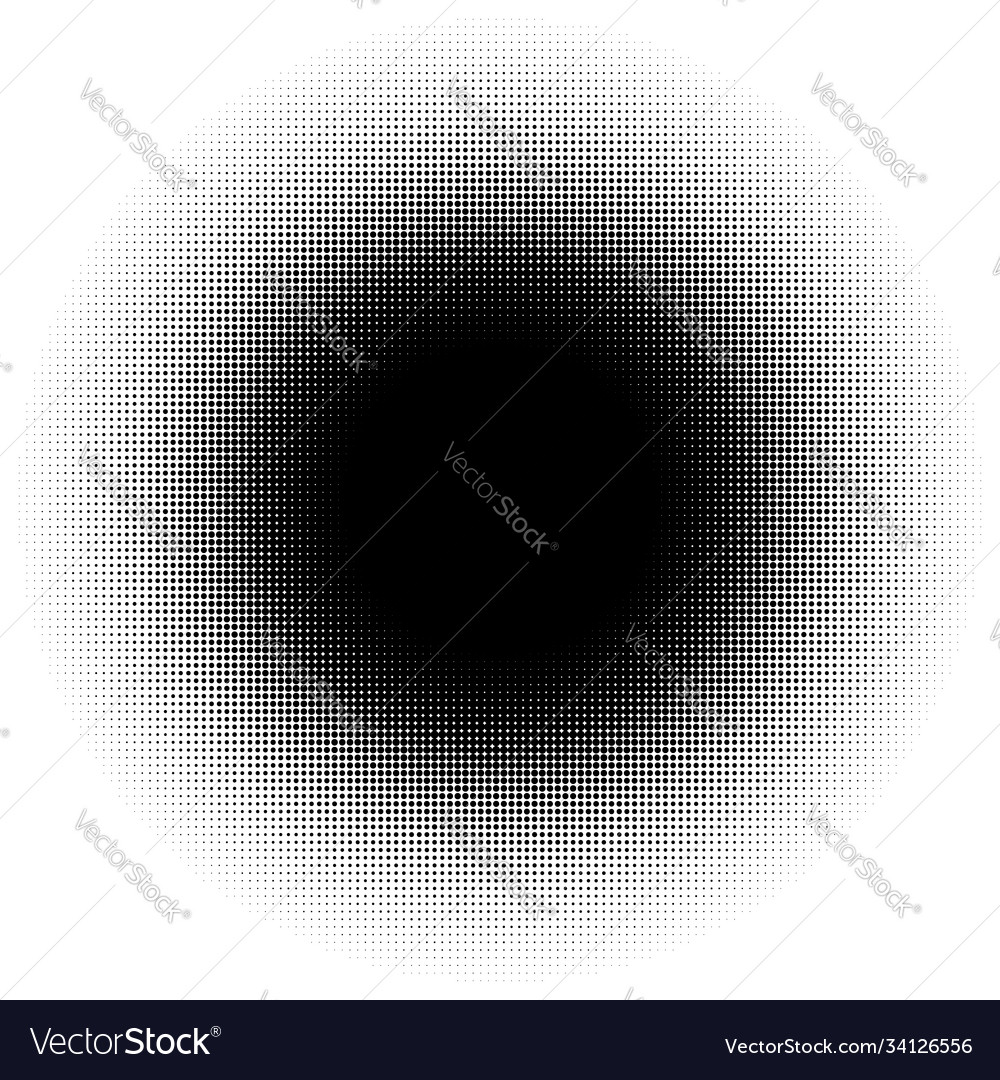 Halftone pattern texture circles dots screentone vector image Halftone pattern texture circles dots screentone
