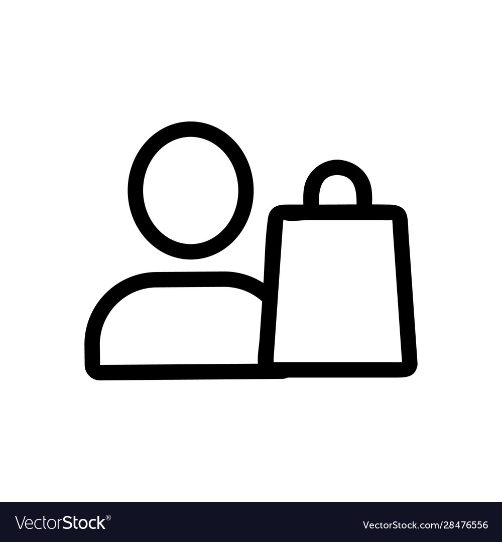 User pack is an icon isolated contour