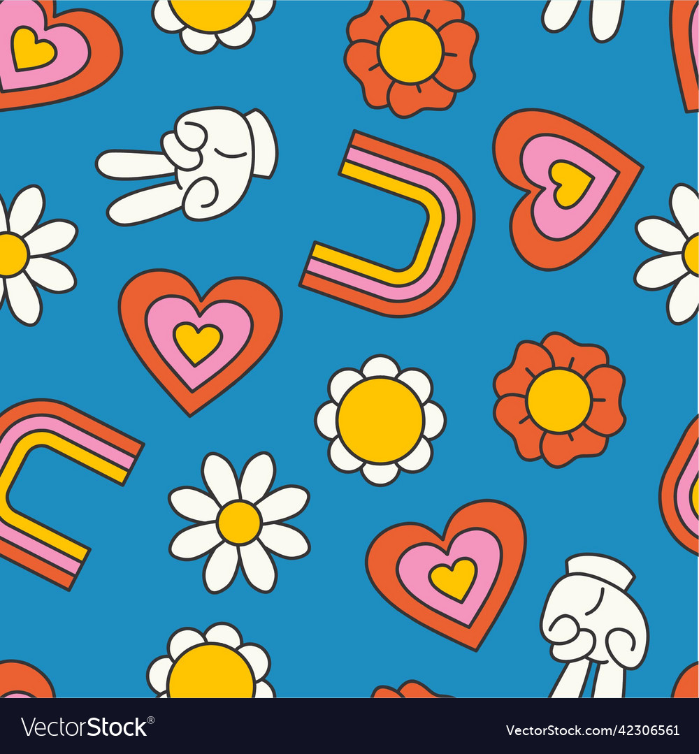 90s retro pattern Vector Image 90s retro pattern