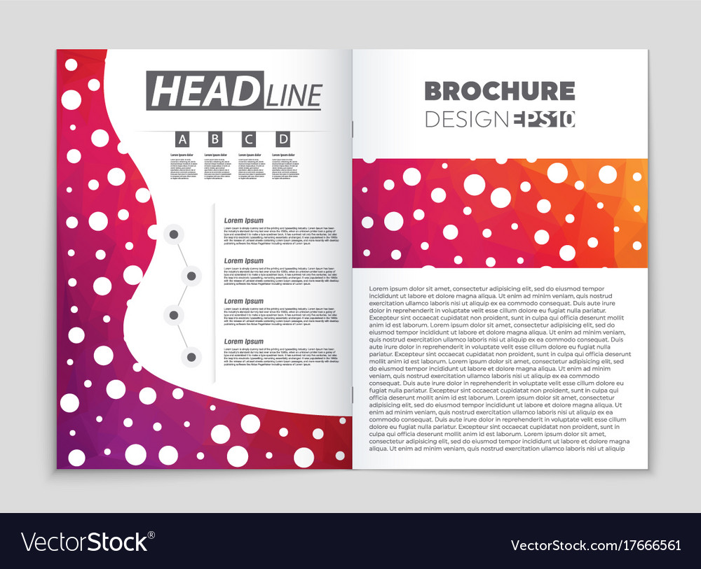 Abstract layout background set for art
