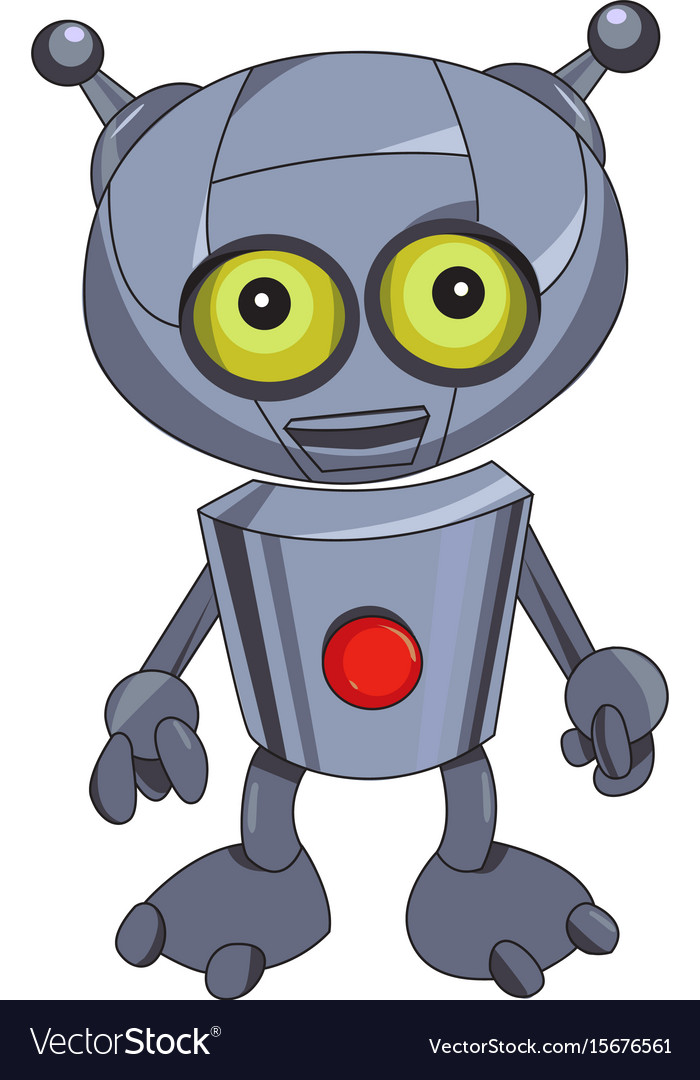 Cartoon image of robot