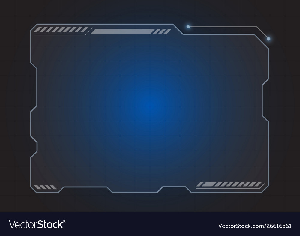 Futuristic Hologram Display Interface