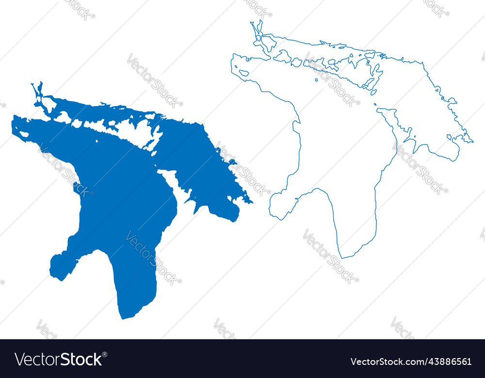 Lake Huron Karte - Kanada & US