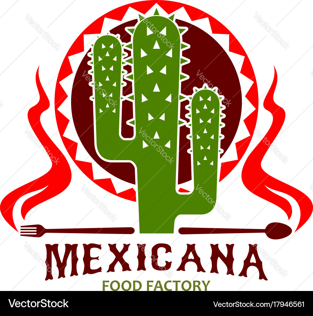 Restaurant With Cactus And Sun Logo