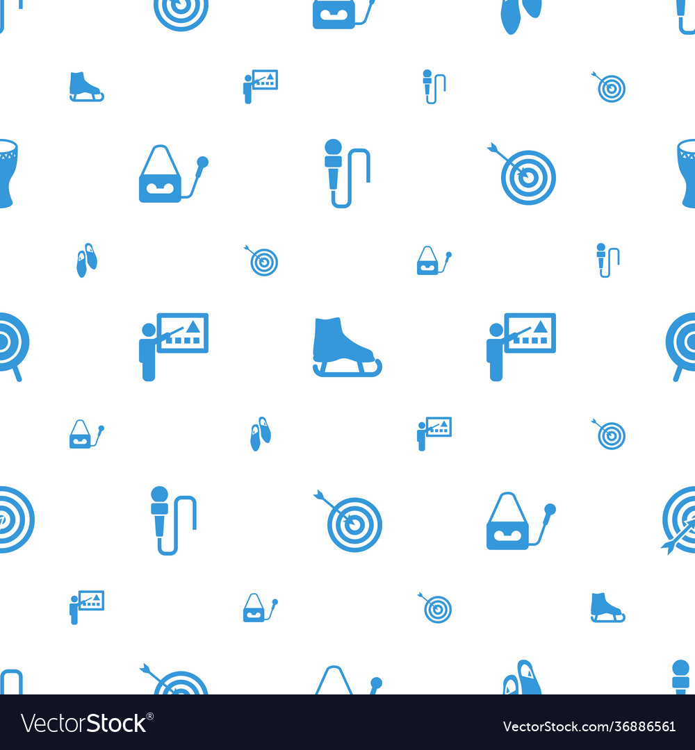 Performance icons pattern seamless white vector image Performance icons pattern seamless white