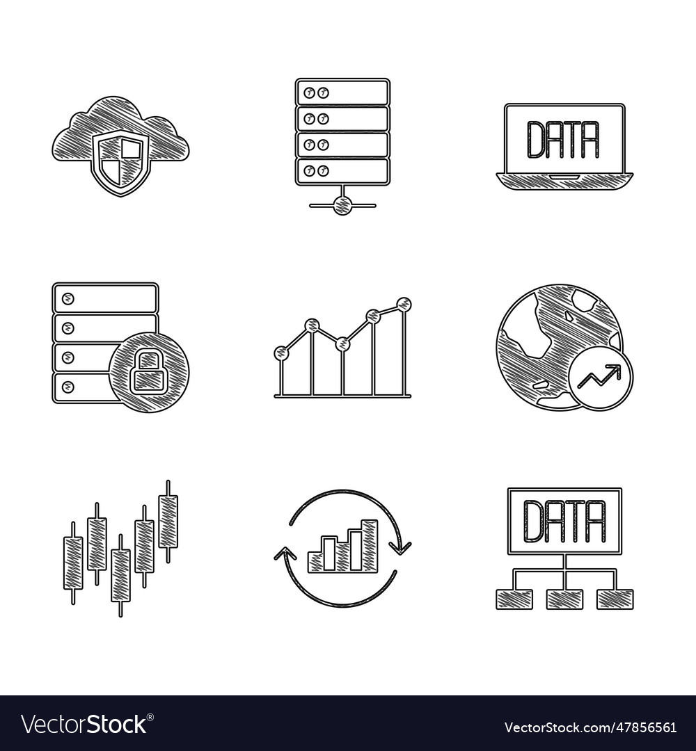 Set pie chart infographic data analysis Vector Image Set pie chart infographic data analysis