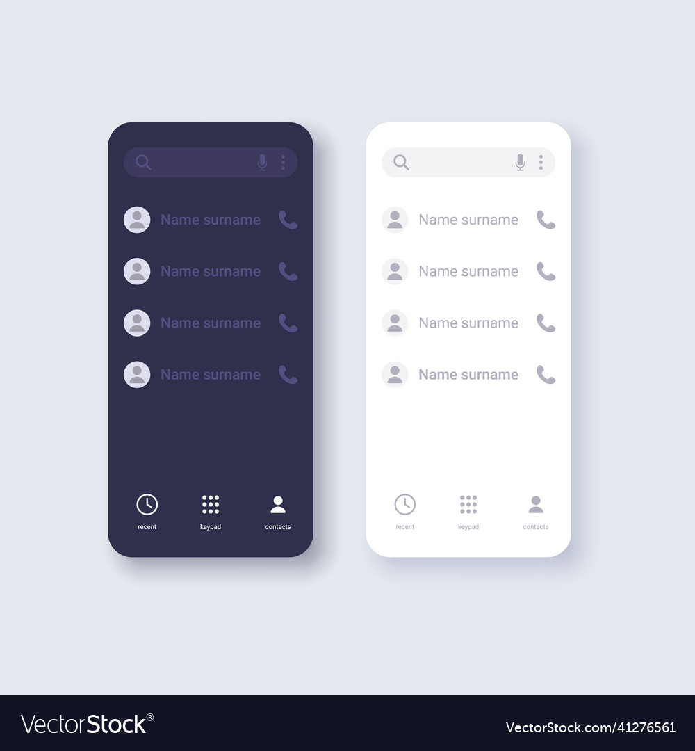 Smartphone user interface concept template Vector Image