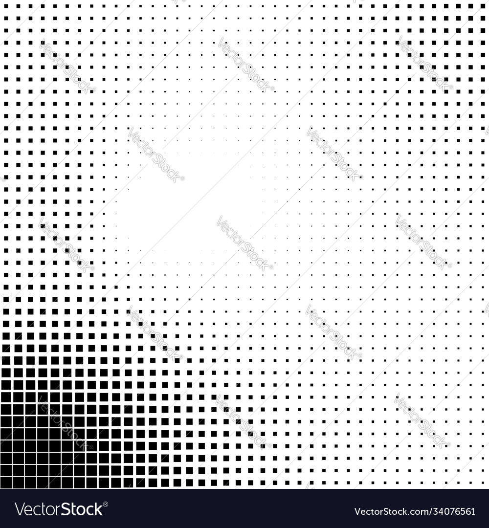 Squares halftone geometric background pattern