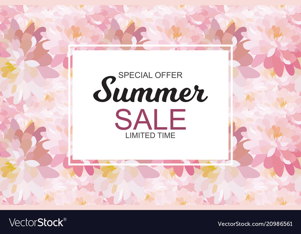 Summer sale concept