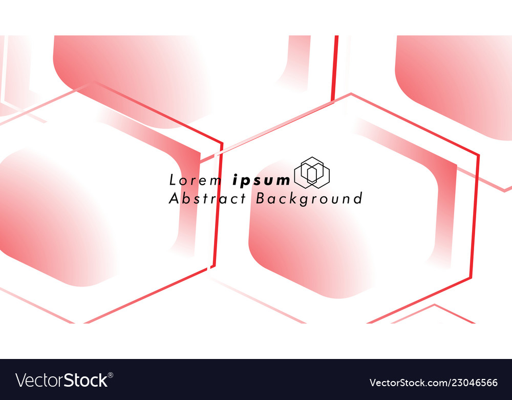 Abstract background concepts of hexagon shapes vector image Abstract background concepts of hexagon shapes