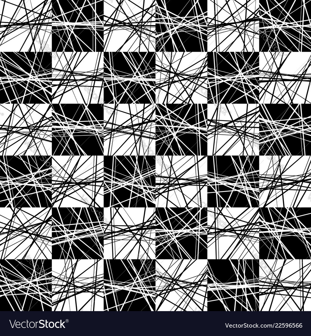 Abstract pattern with random lines seamlessly vector image Abstract pattern with random lines seamlessly