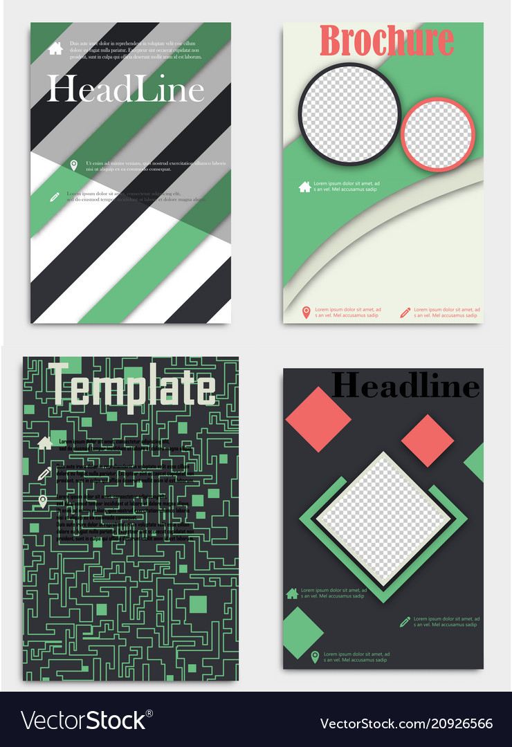 Leere fliegende Abdeckung von Magazinheft vector image Leere fliegende Abdeckung von Magazinheft