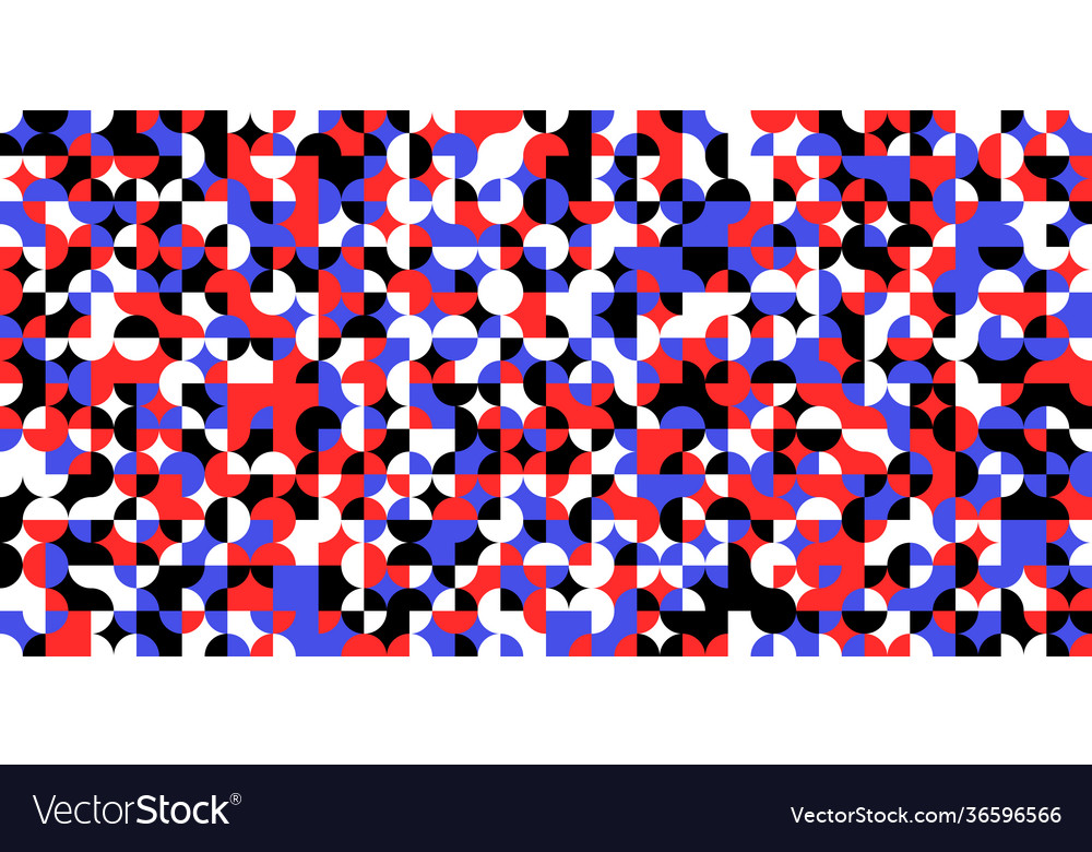 Circular abstract pattern design vector image Circular abstract pattern design