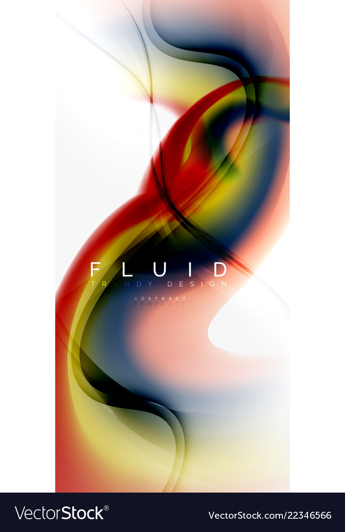 Fluid Wave Abstract Background