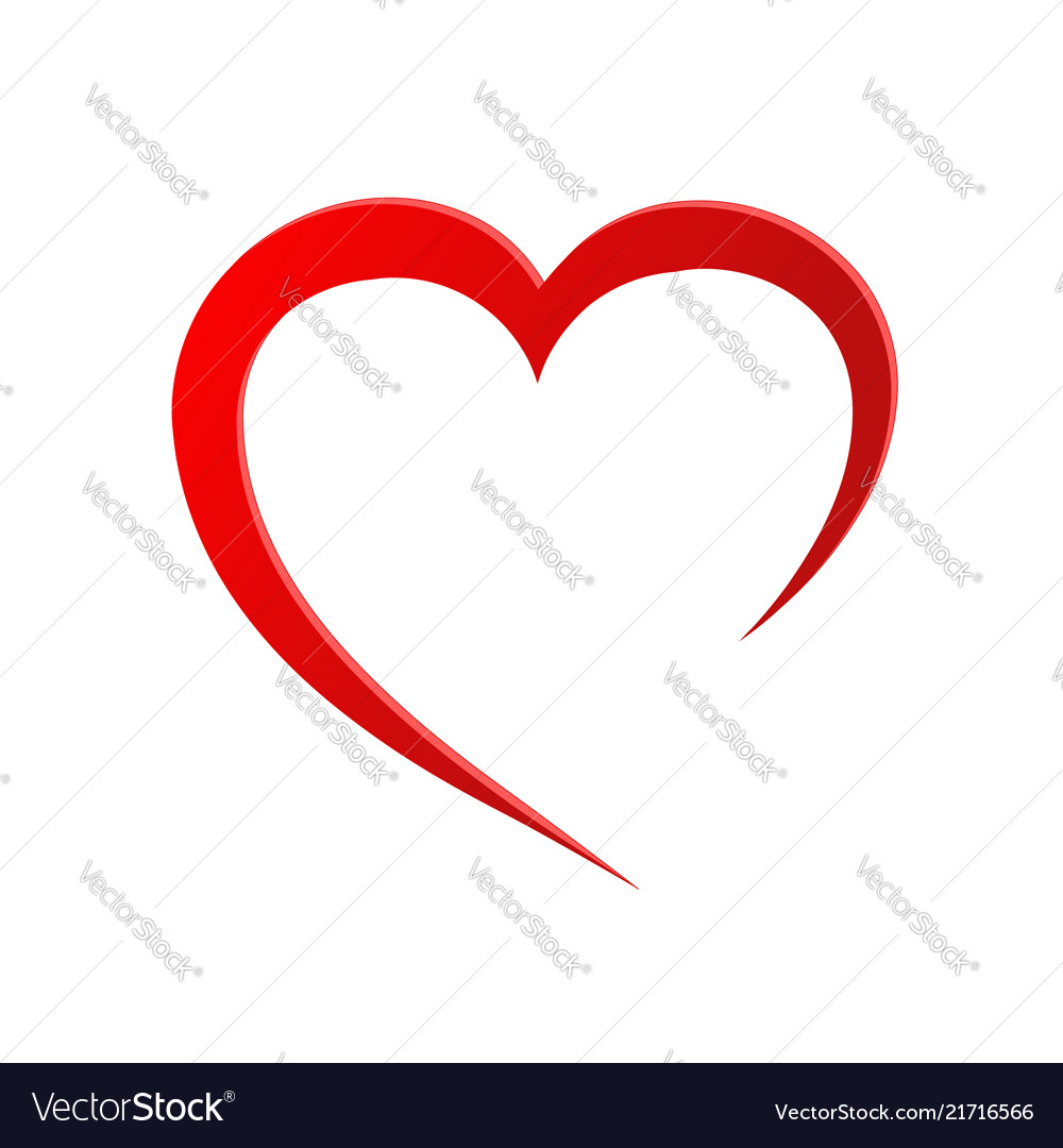 Herz Icon - Romantische Liebe Symbol