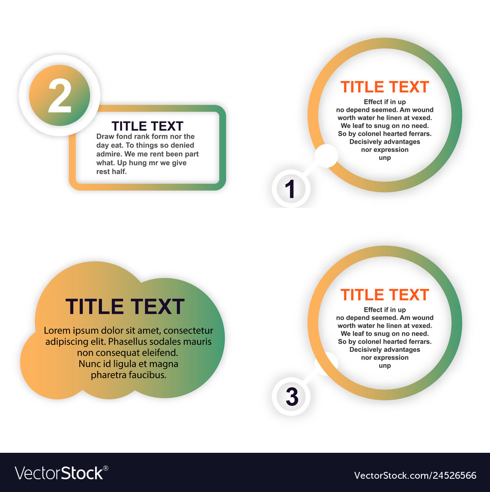Minimal brochure templates with elements on whte vector image Minimal brochure templates with elements on whte