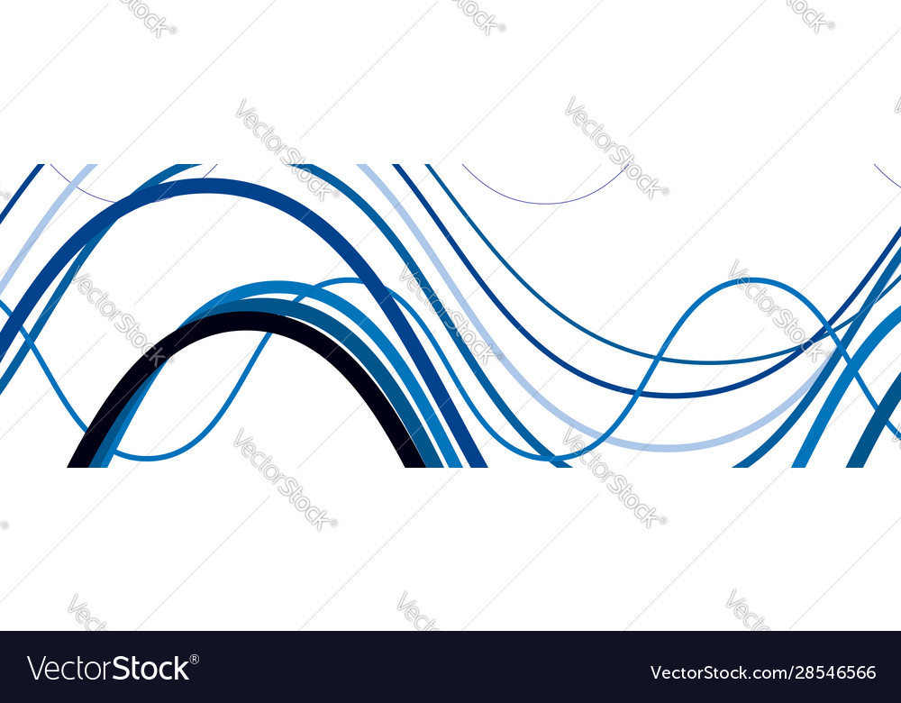 Multicolor random wavy zig-zag lines abstract art Vector Image Multicolor random wavy zig-zag lines abstract art