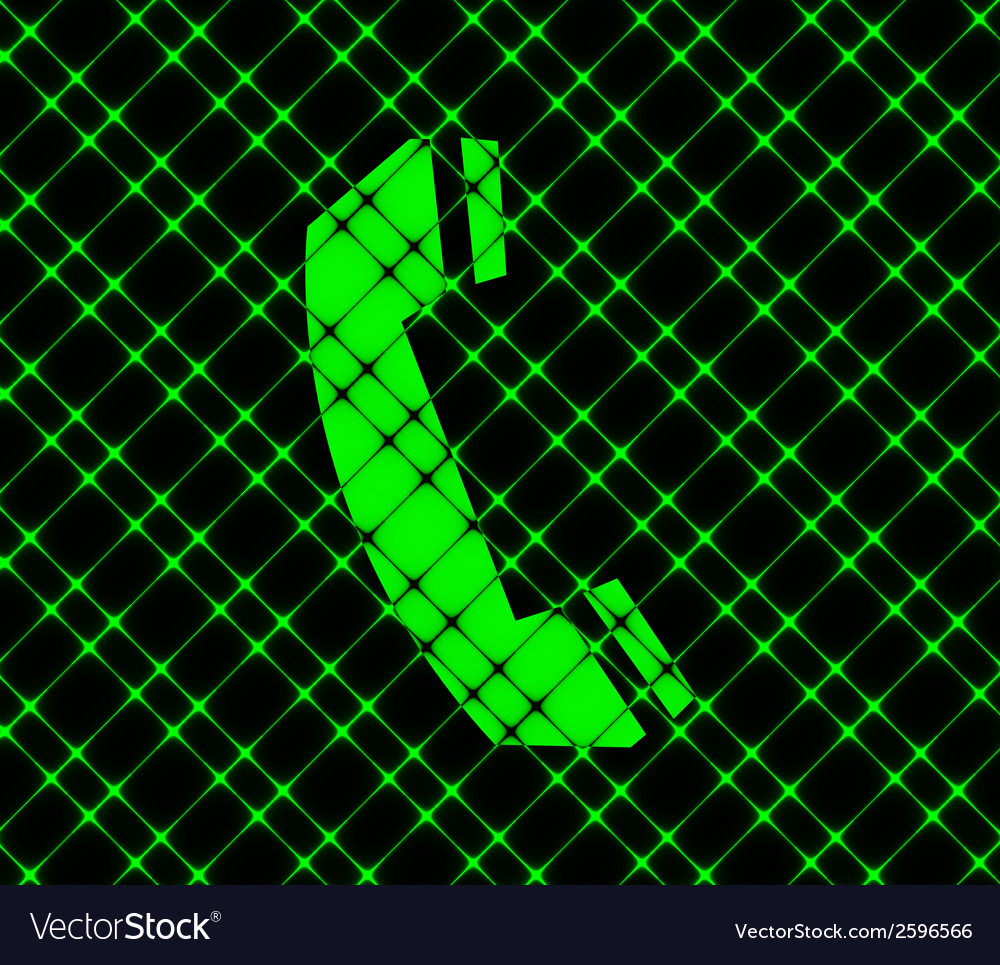 Phone flat modern web button and space for your