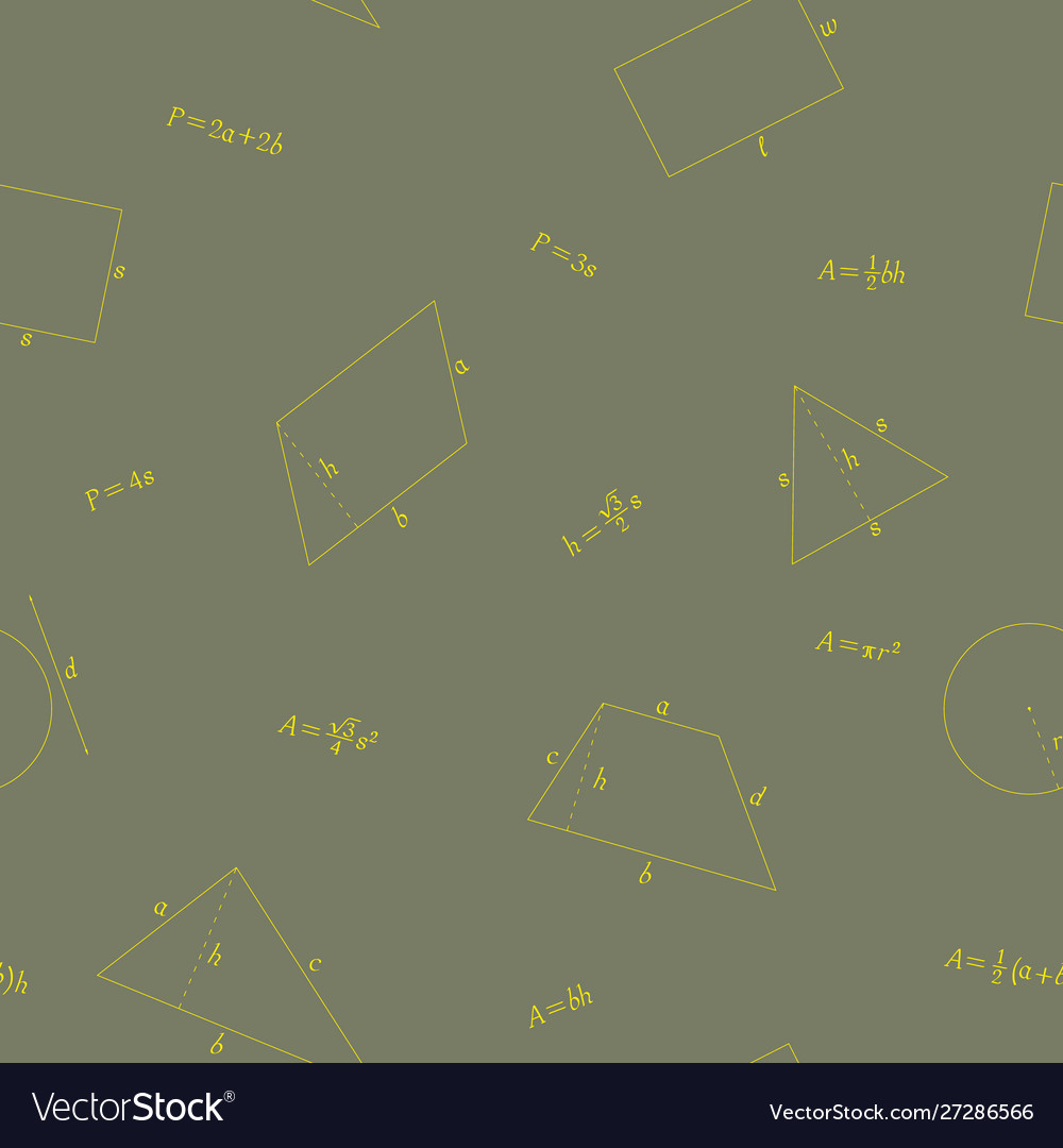 Seamless pattern with geometry figure