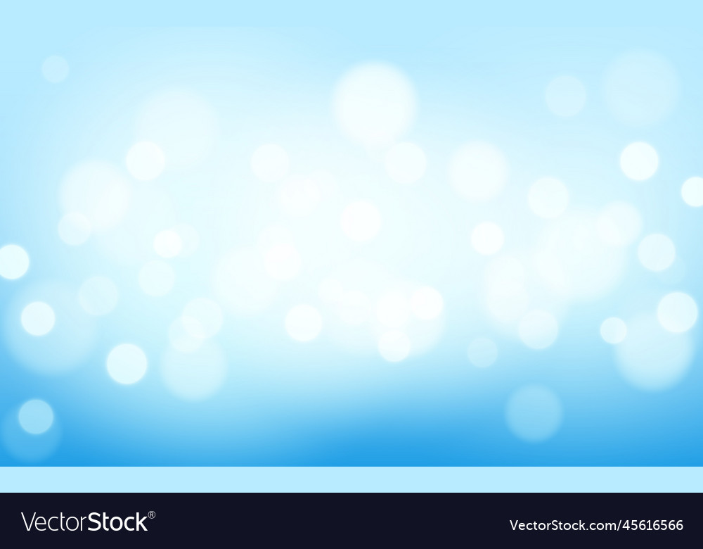 Sky Blue Bokeh Abstract Background