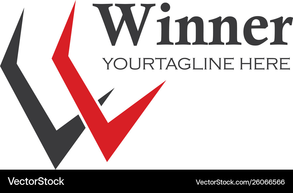 W letter logo business template Royalty Free Vector Image