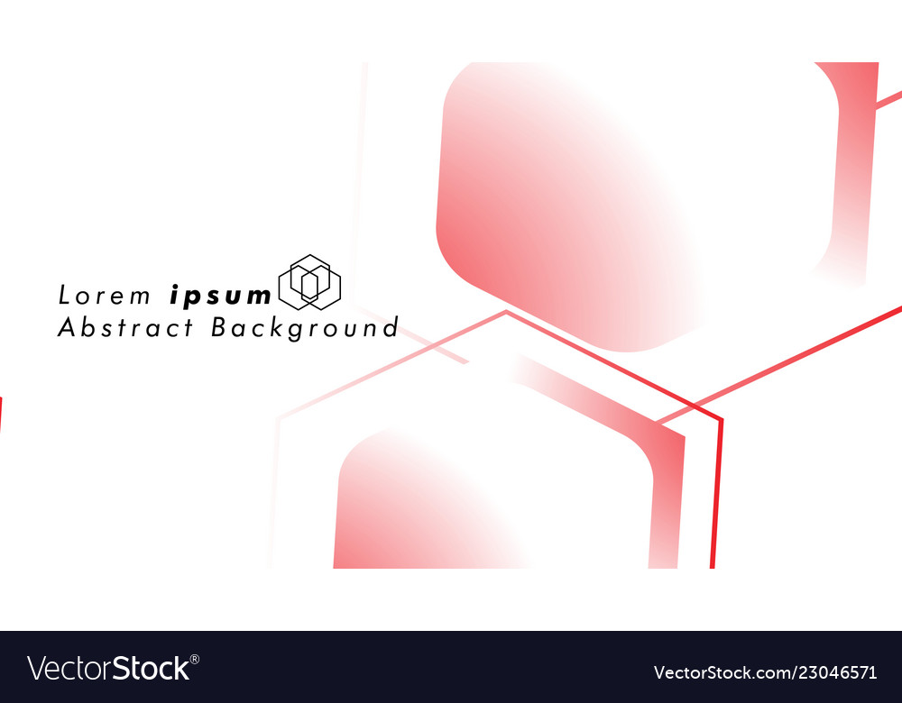 Abstract background concepts of hexagon shapes