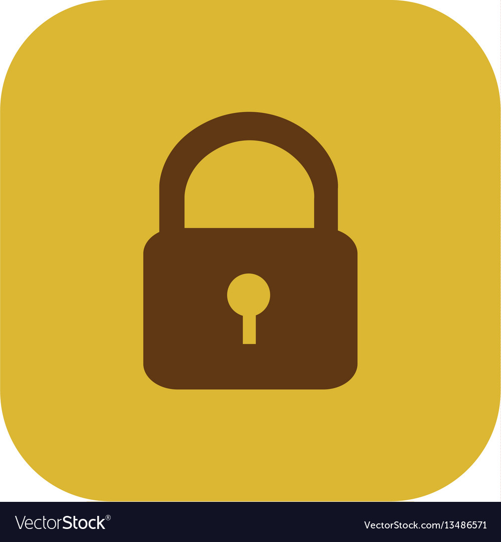 Color square with padlock icon