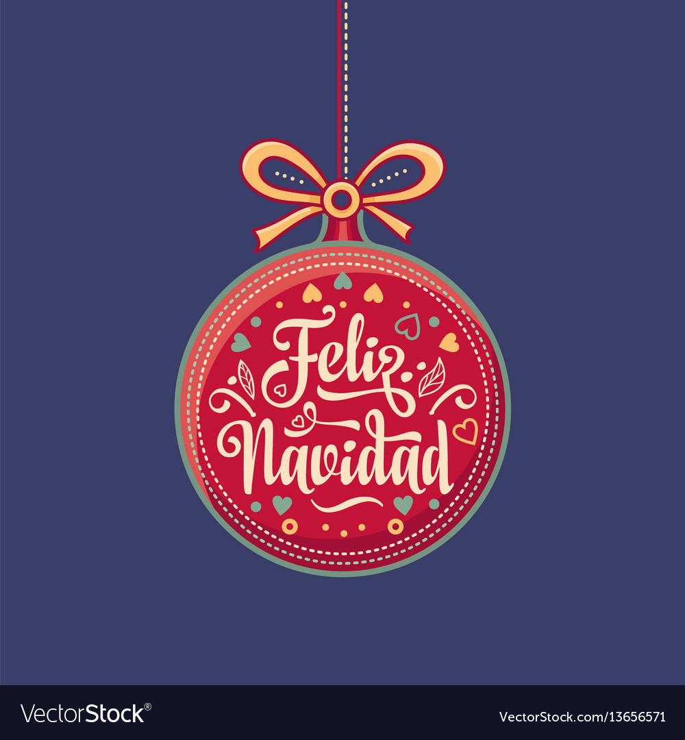 feliz navidad xmas card