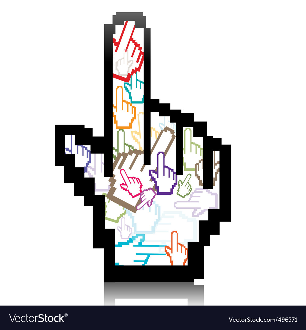 Hand cursor
