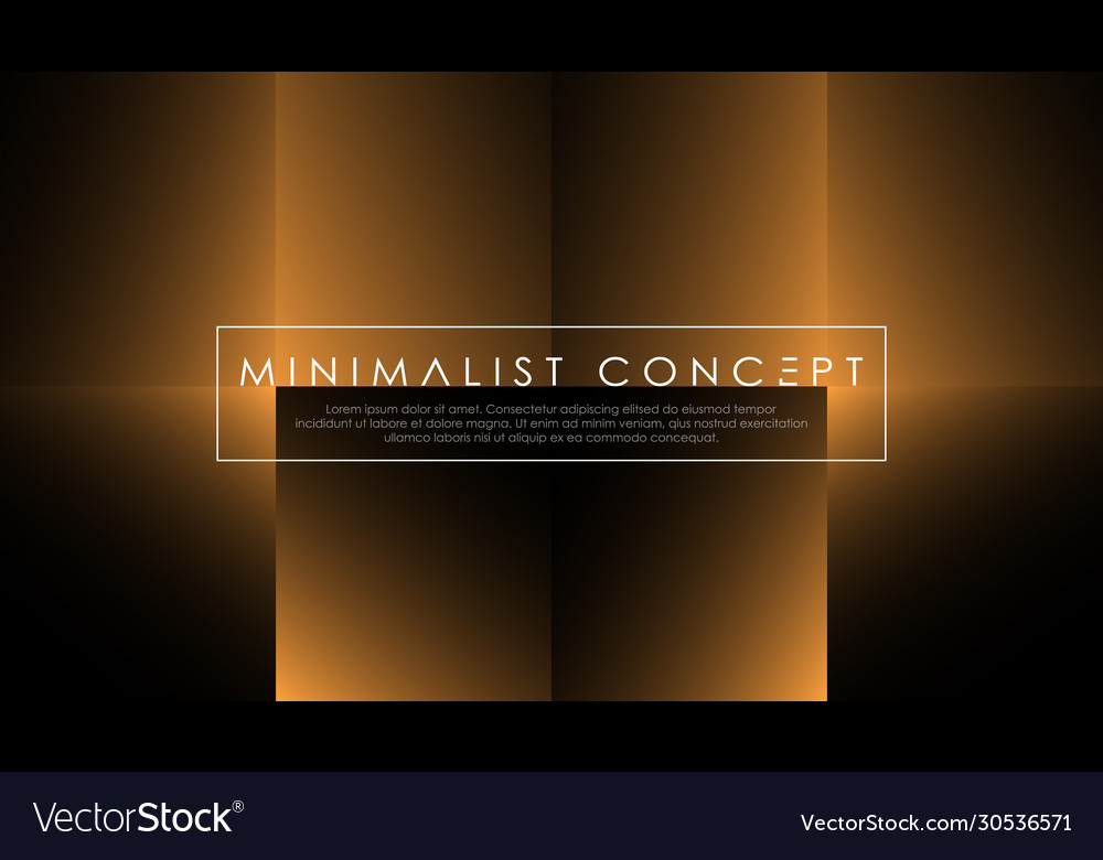 Luxury abstract geometrical golden blocks