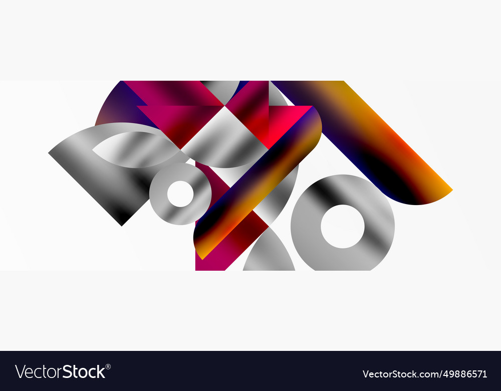 Mosaic pattern composition featuring harmonious Vector Image Mosaic pattern composition featuring harmonious