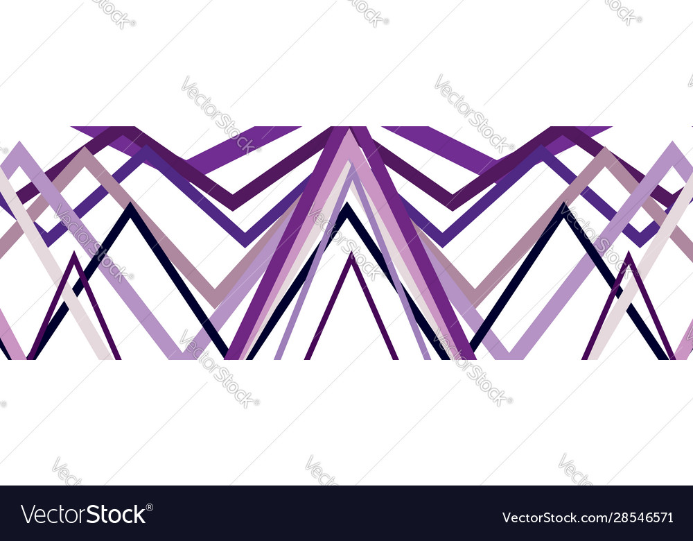 Multicolor random wavy zig-zag lines abstract art Vector Image Multicolor random wavy zig-zag lines abstract art