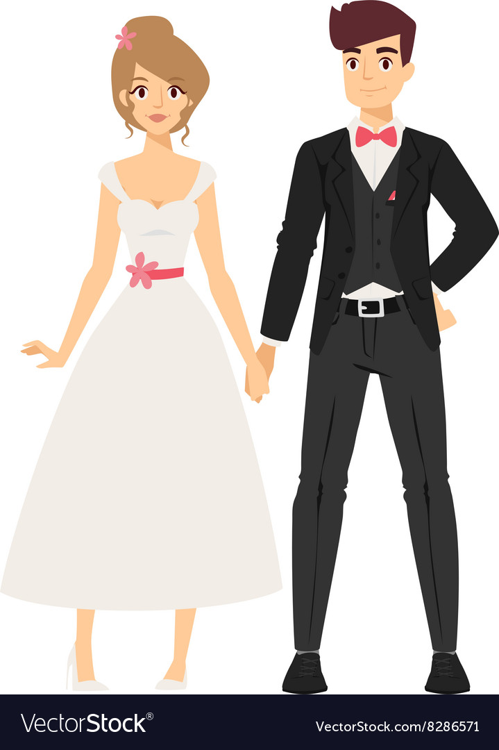 Romantische Hochzeitspaar