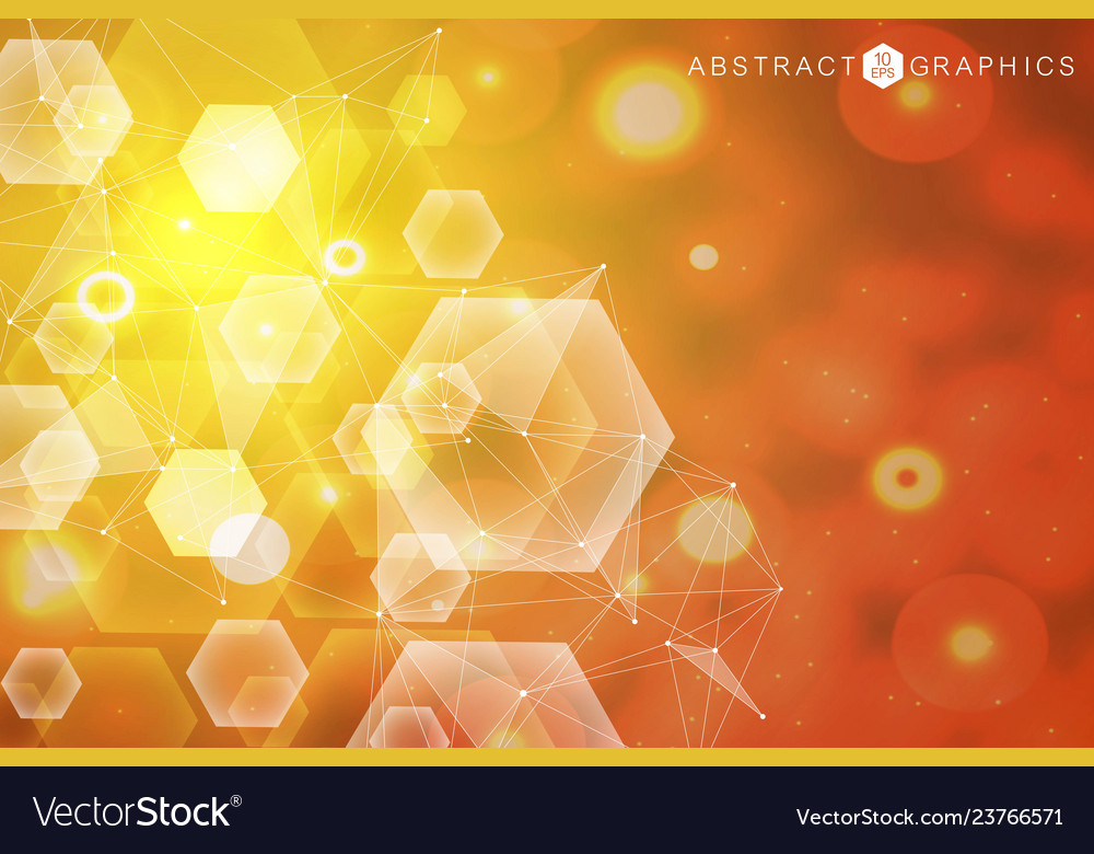 Science network pattern connecting lines and dots vector image Science network pattern connecting lines and dots