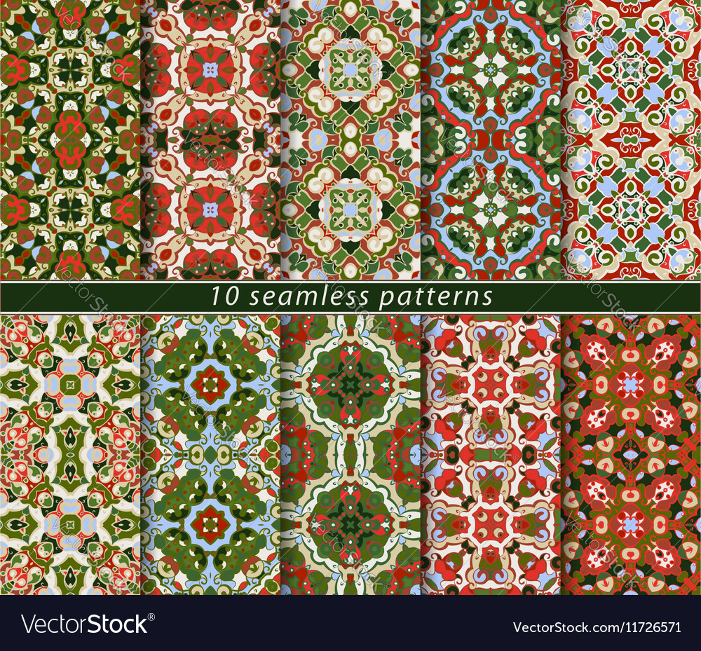 Set of seamless patterns