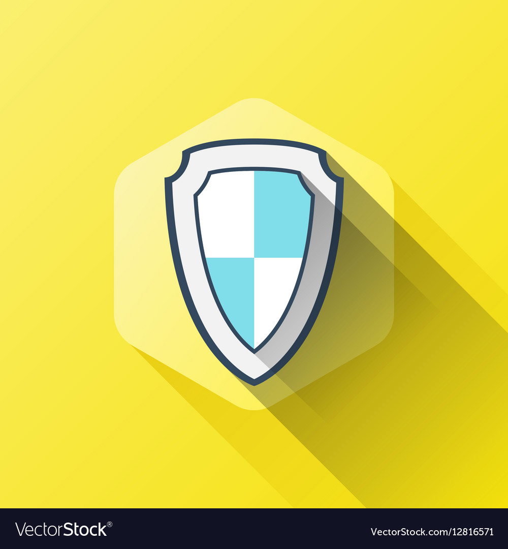Simple of shield or security icon
