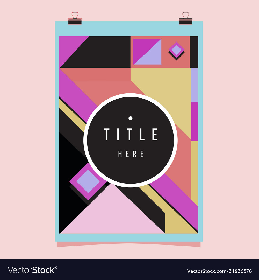 Abstract colorful geometric pattern background