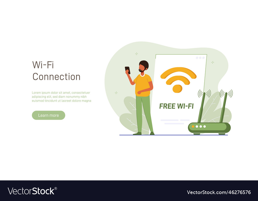 Concept of mobile network wireless internet