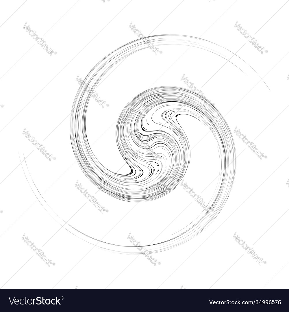 Cycle design element with contort spin effect