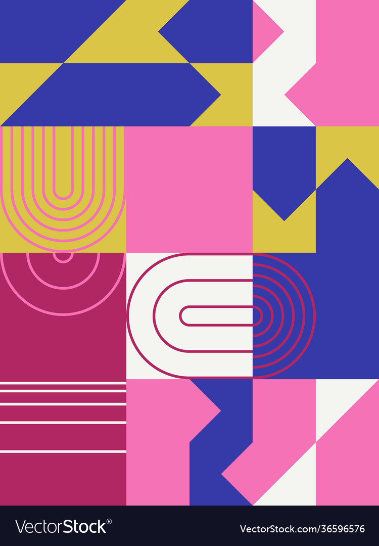 Neon abstract pattern design vector image Neon abstract pattern design