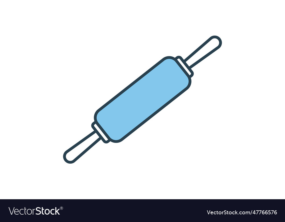 Rolling pin icon related to element Vector Image Rolling pin icon related to element