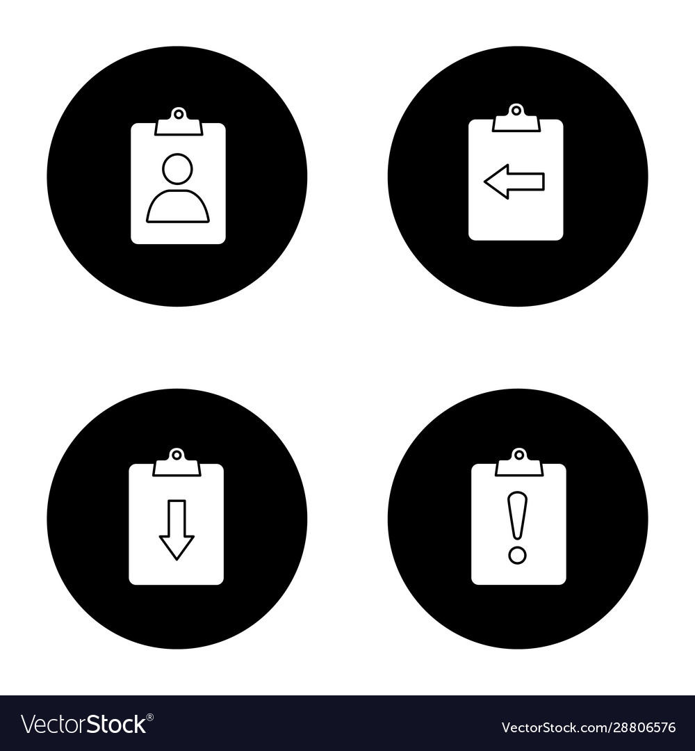 Uiux glyph icons set