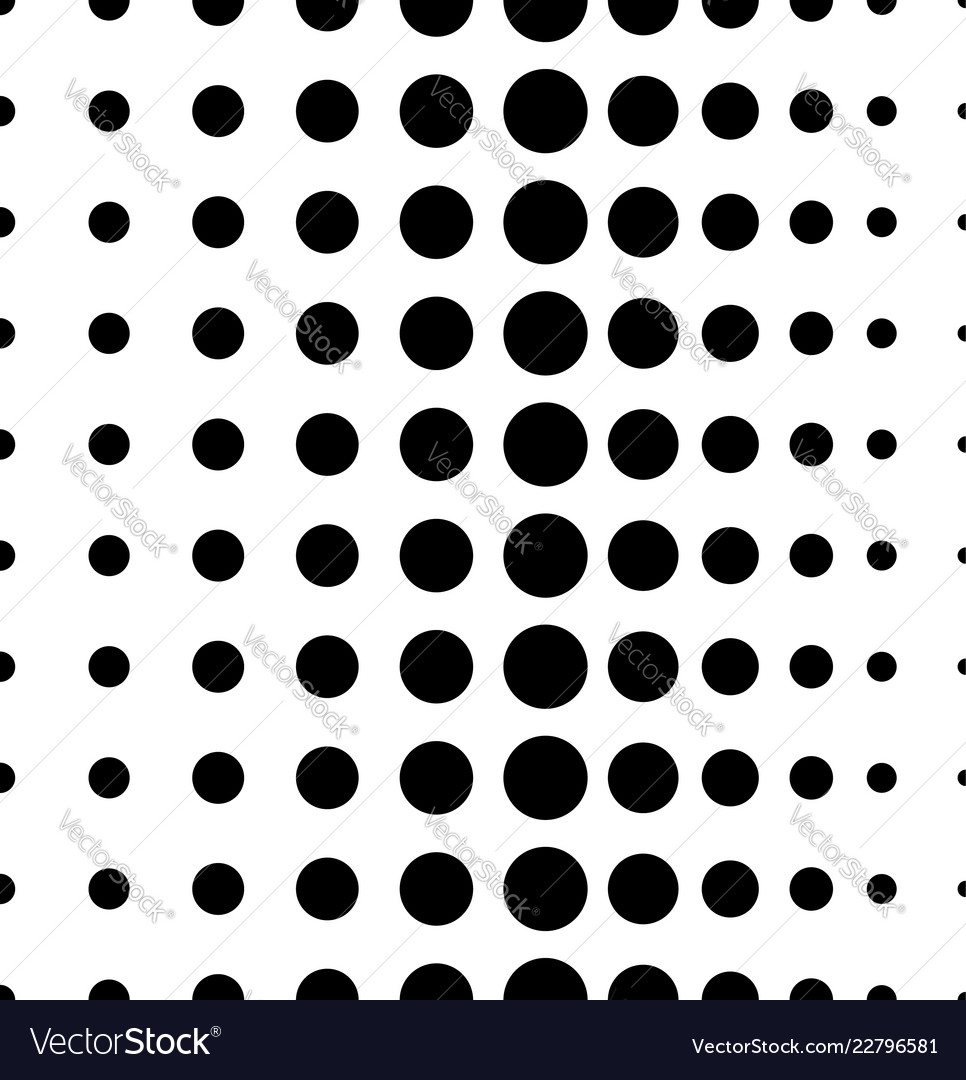 Dotted pattern vertically seamless dots halftone Vector Image Dotted pattern vertically seamless dots halftone