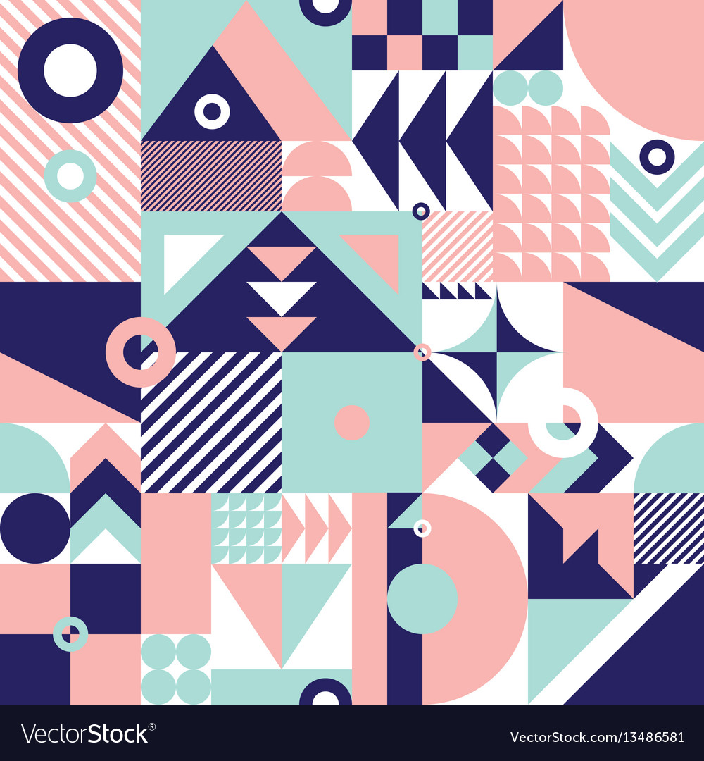 Geometric seamless pattern Royalty Free Vector Image