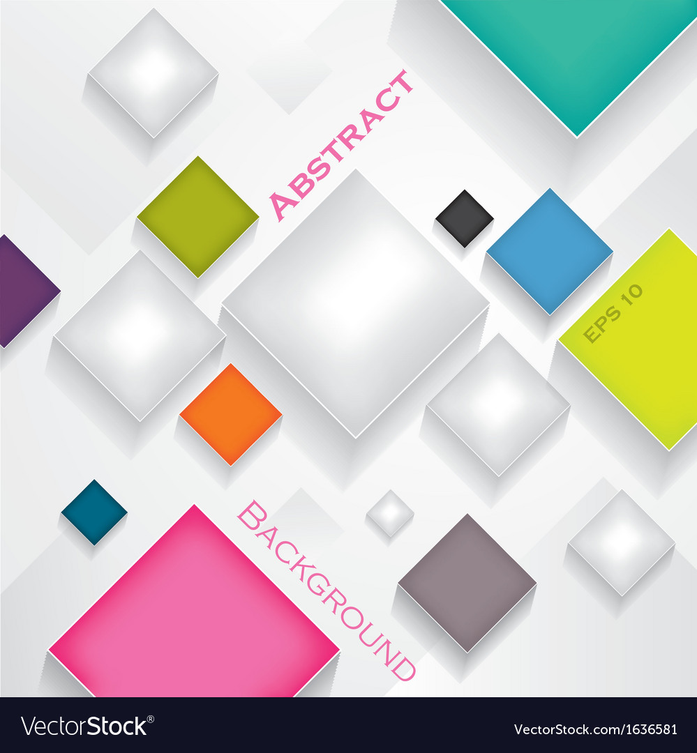 Geometric Square Background